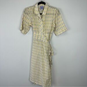 Thierry Colson Betty Cotton Wrap Midi Dress